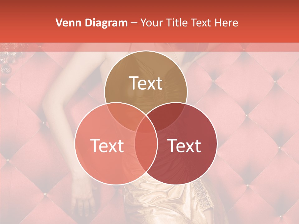 Model Long Gold PowerPoint Template