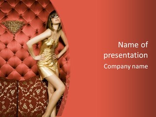 Sexy Fashion Beautiful PowerPoint Template