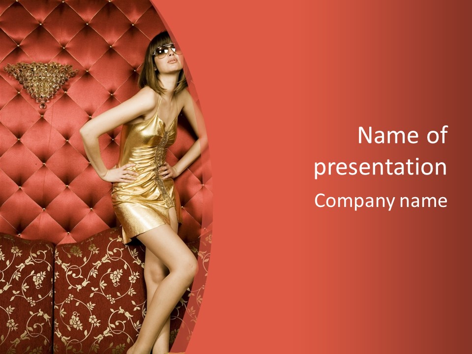 Sexy Fashion Beautiful PowerPoint Template