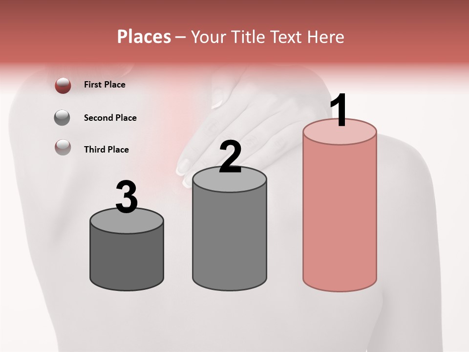 Shoulder Muscle Brown PowerPoint Template