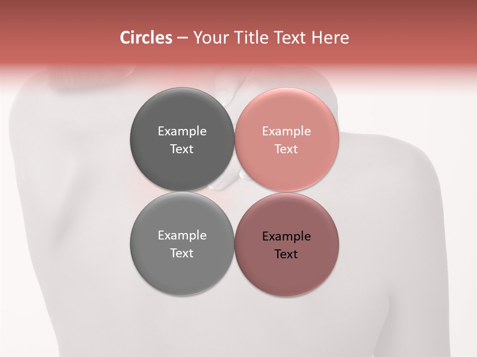 Shoulder Muscle Brown PowerPoint Template