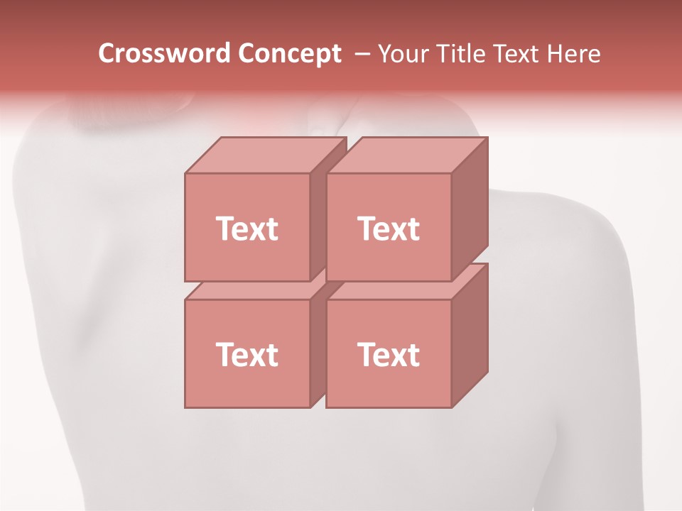 Shoulder Muscle Brown PowerPoint Template