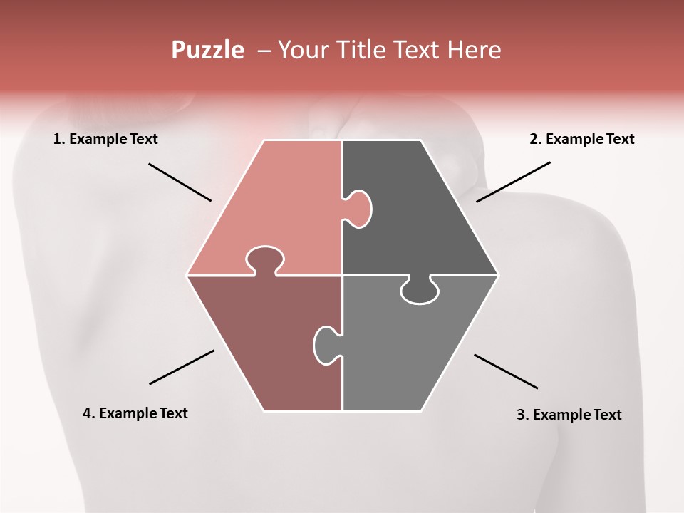 Shoulder Muscle Brown PowerPoint Template