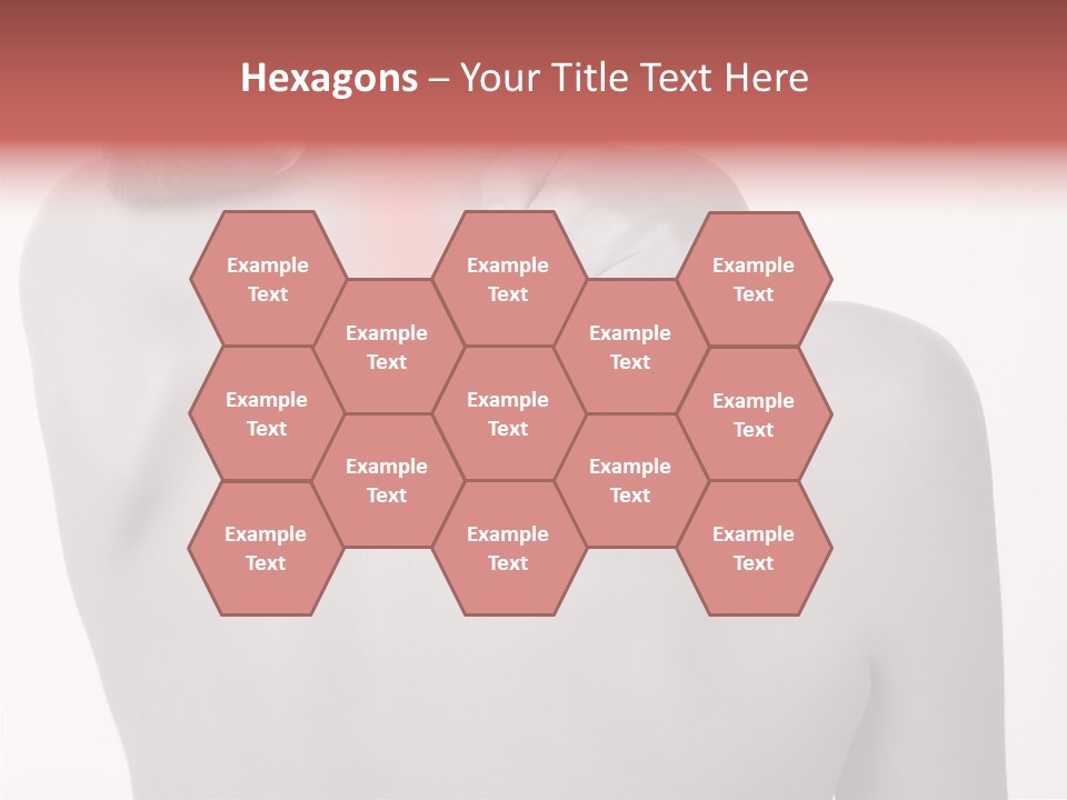 Shoulder Muscle Brown PowerPoint Template