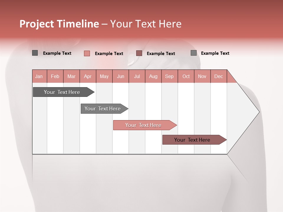 Shoulder Muscle Brown PowerPoint Template