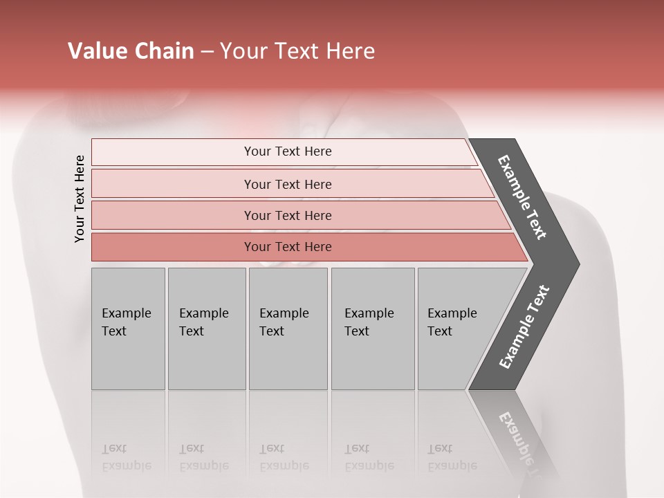 Shoulder Muscle Brown PowerPoint Template