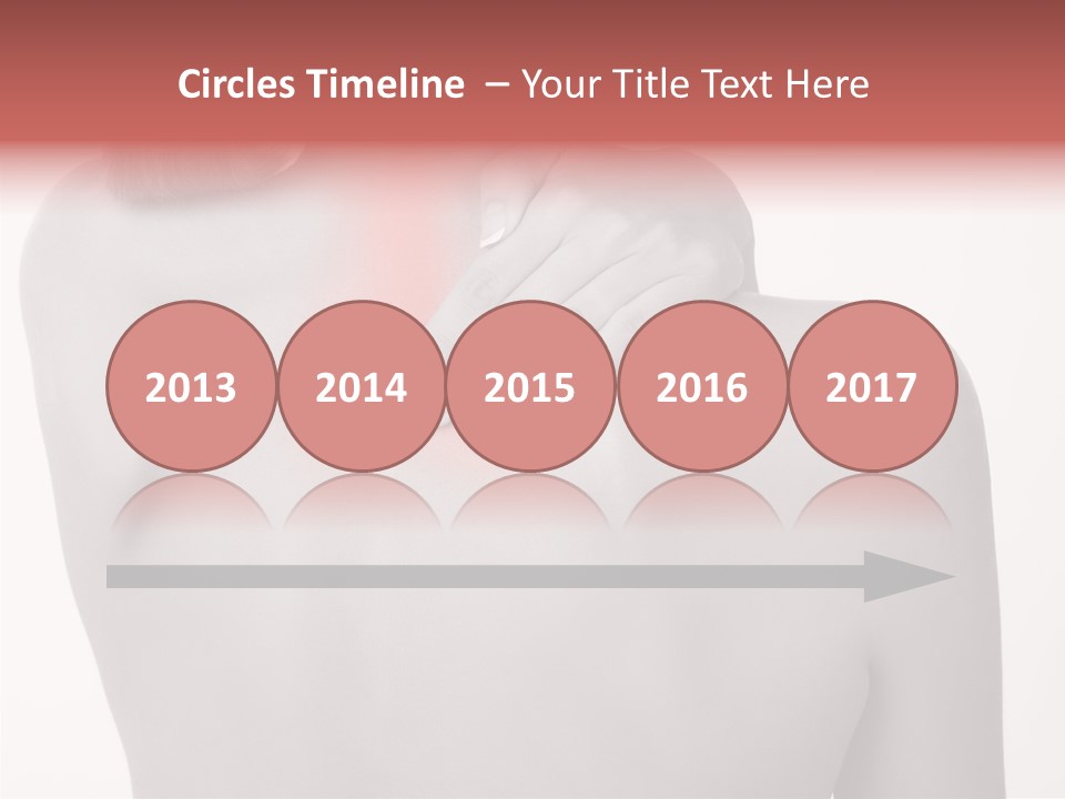 Shoulder Muscle Brown PowerPoint Template