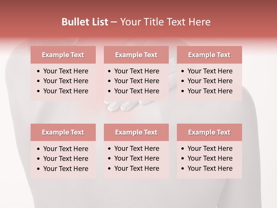 Shoulder Muscle Brown PowerPoint Template