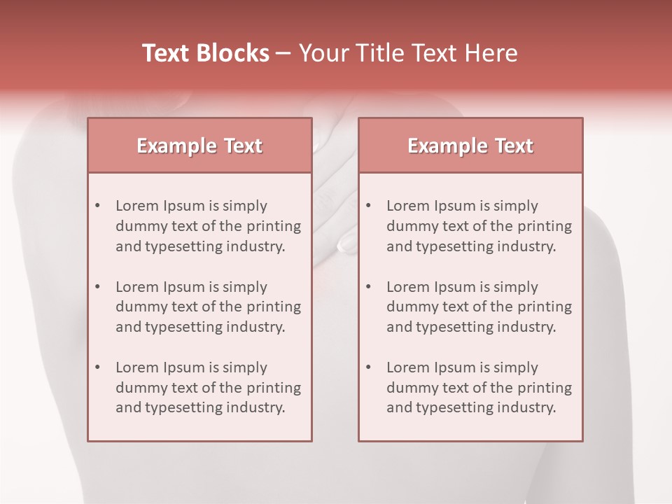 Shoulder Muscle Brown PowerPoint Template
