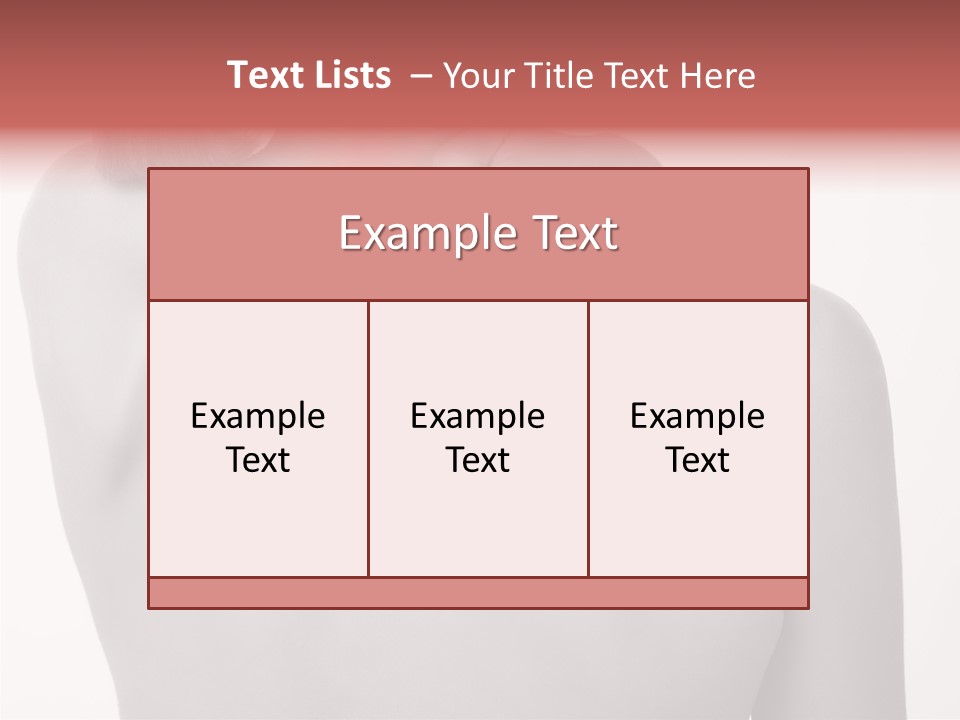 Shoulder Muscle Brown PowerPoint Template