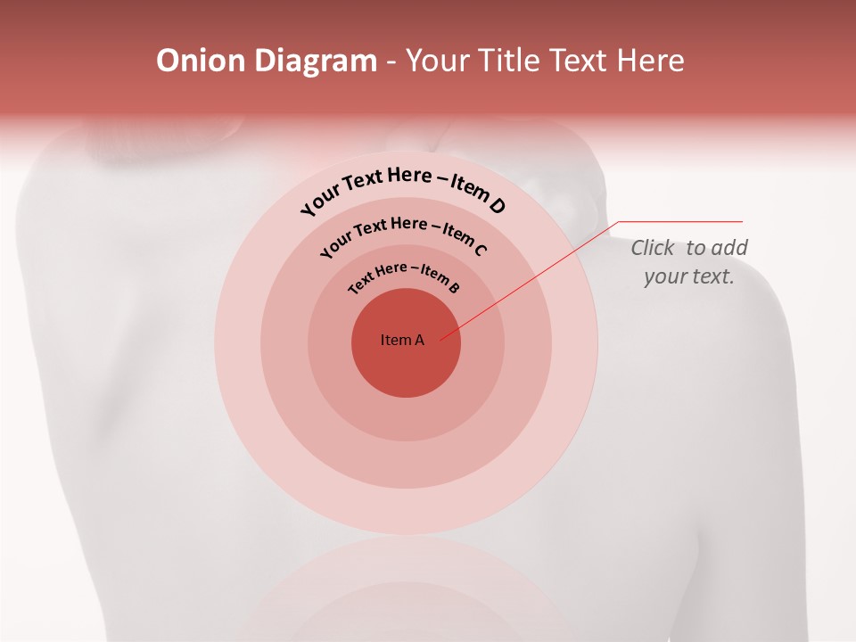 Shoulder Muscle Brown PowerPoint Template