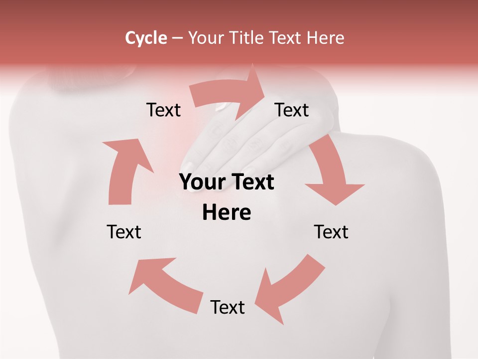 Shoulder Muscle Brown PowerPoint Template