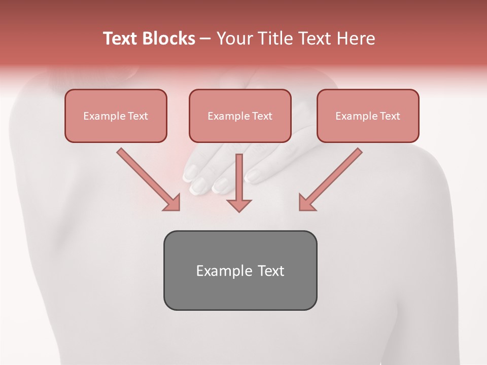 Shoulder Muscle Brown PowerPoint Template