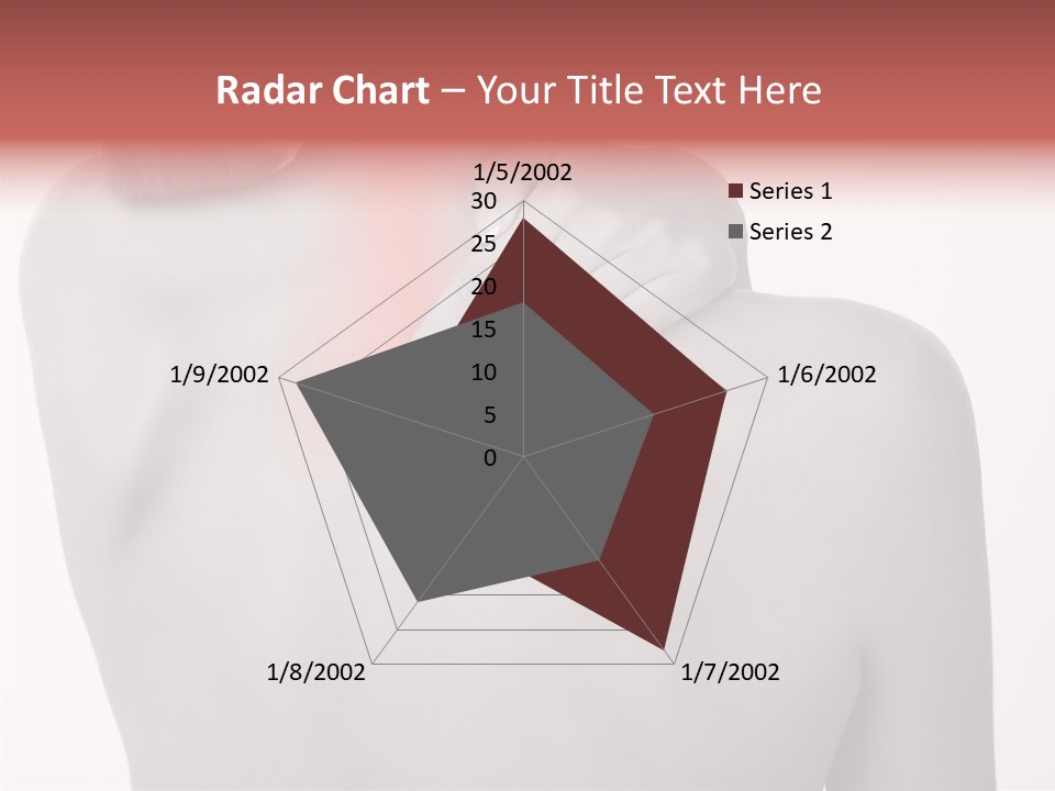 Shoulder Muscle Brown PowerPoint Template