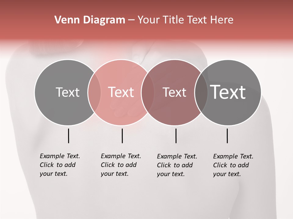 Shoulder Muscle Brown PowerPoint Template