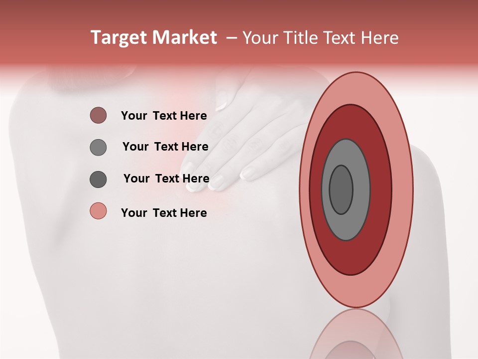 Shoulder Muscle Brown PowerPoint Template