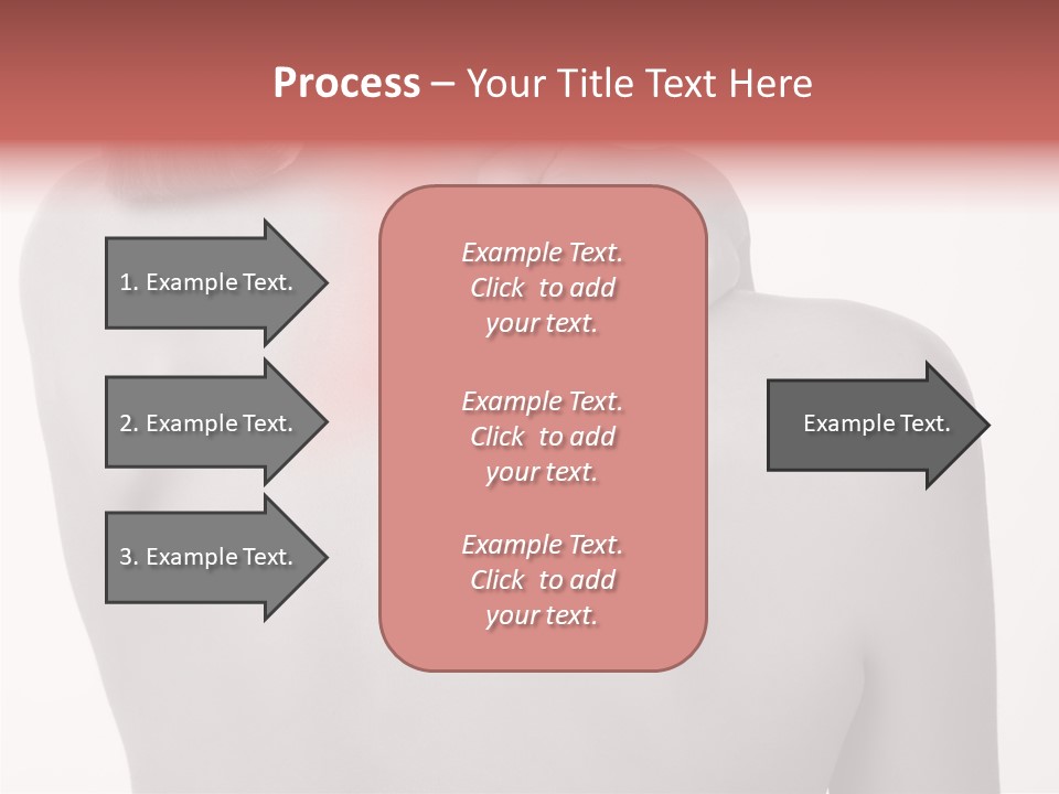 Shoulder Muscle Brown PowerPoint Template