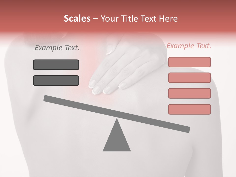 Shoulder Muscle Brown PowerPoint Template
