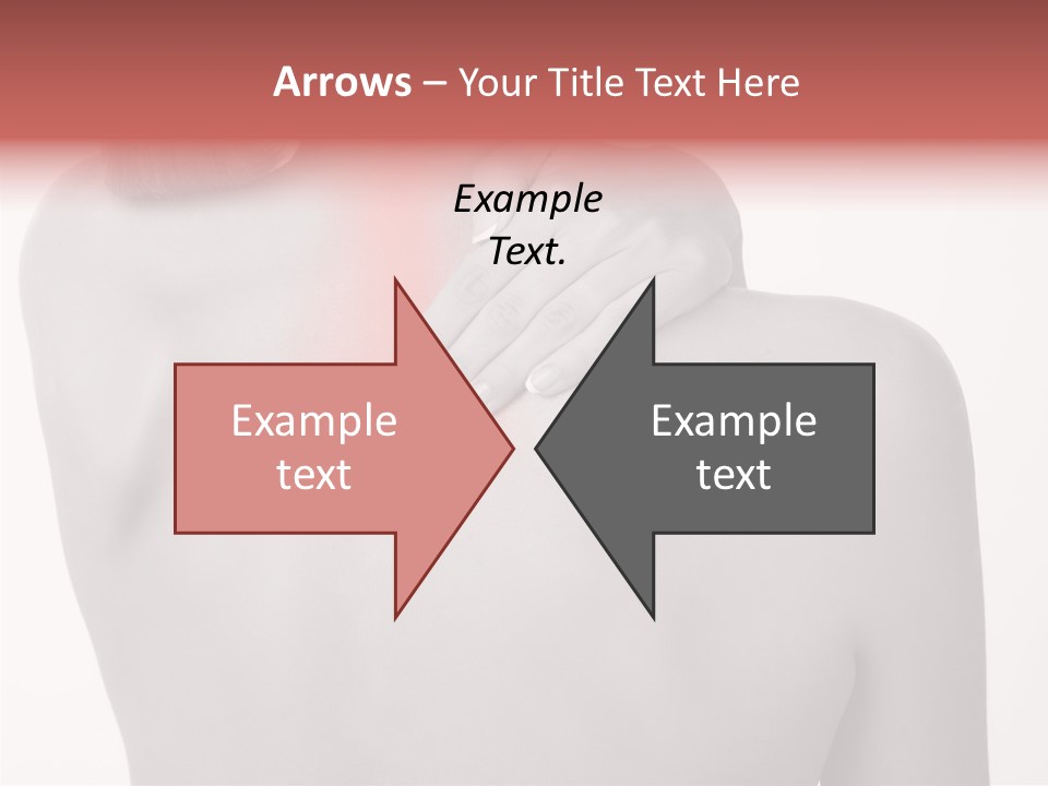 Shoulder Muscle Brown PowerPoint Template