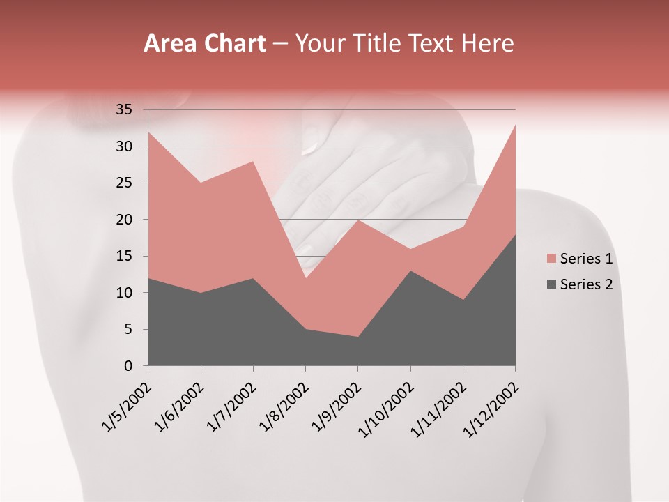Shoulder Muscle Brown PowerPoint Template