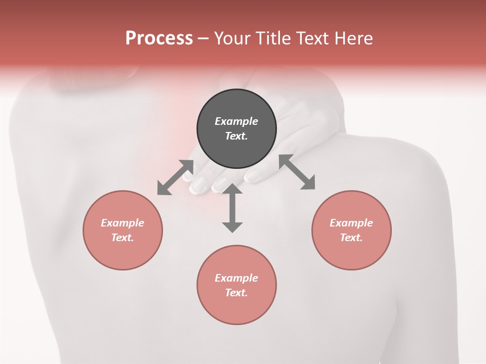 Shoulder Muscle Brown PowerPoint Template