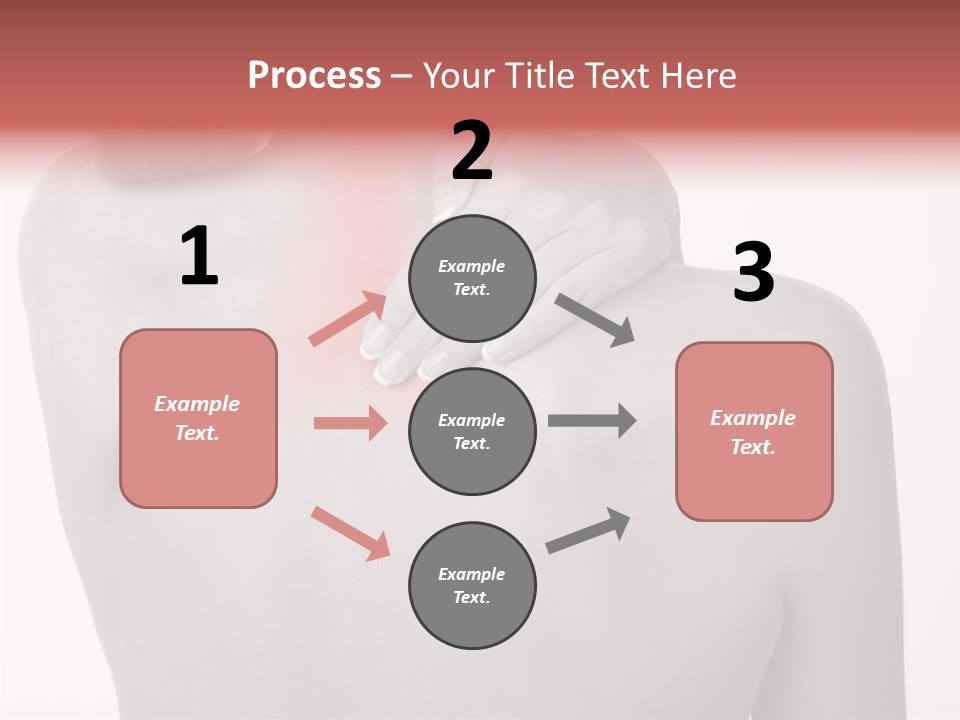 Shoulder Muscle Brown PowerPoint Template