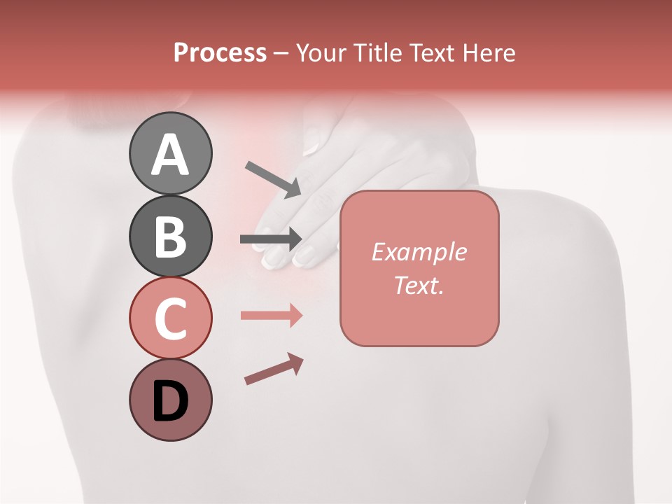 Shoulder Muscle Brown PowerPoint Template
