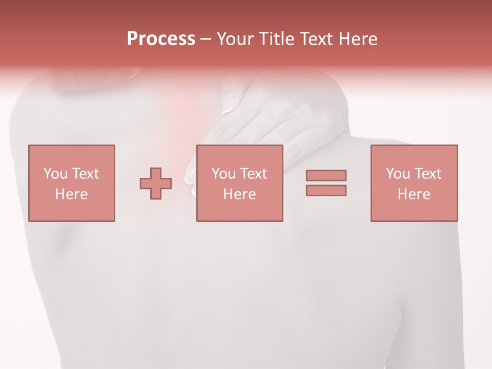 Shoulder Muscle Brown PowerPoint Template