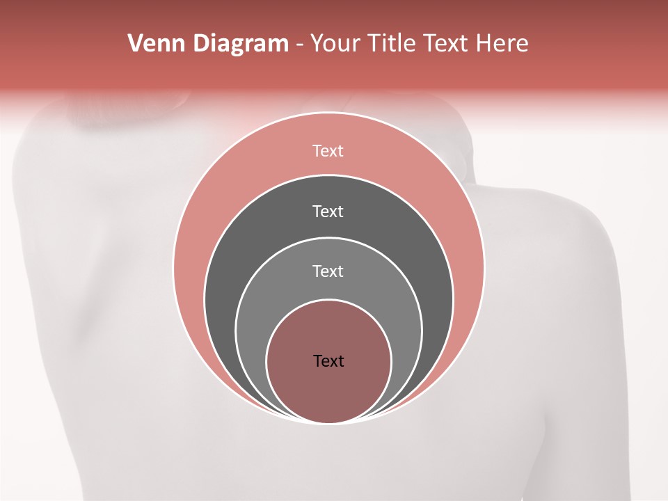 Shoulder Muscle Brown PowerPoint Template