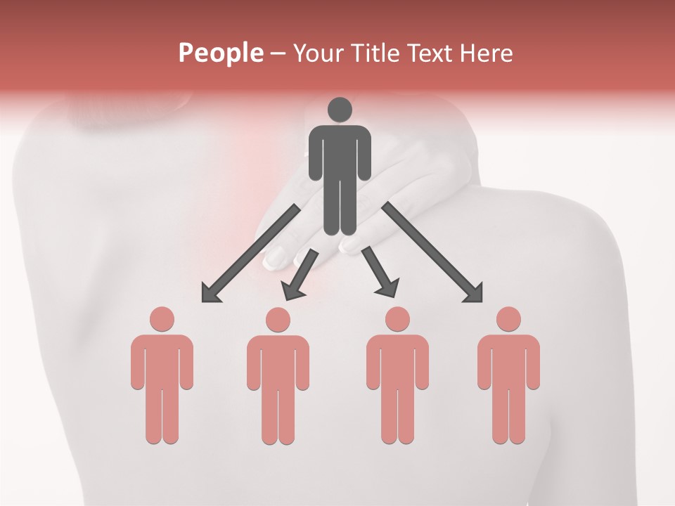 Shoulder Muscle Brown PowerPoint Template