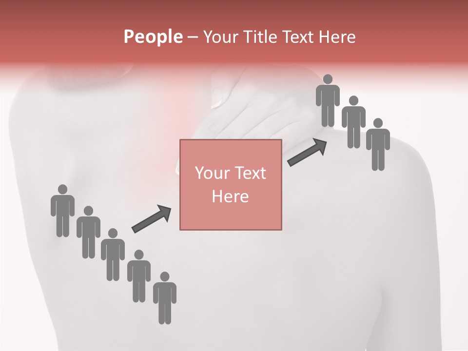 Shoulder Muscle Brown PowerPoint Template