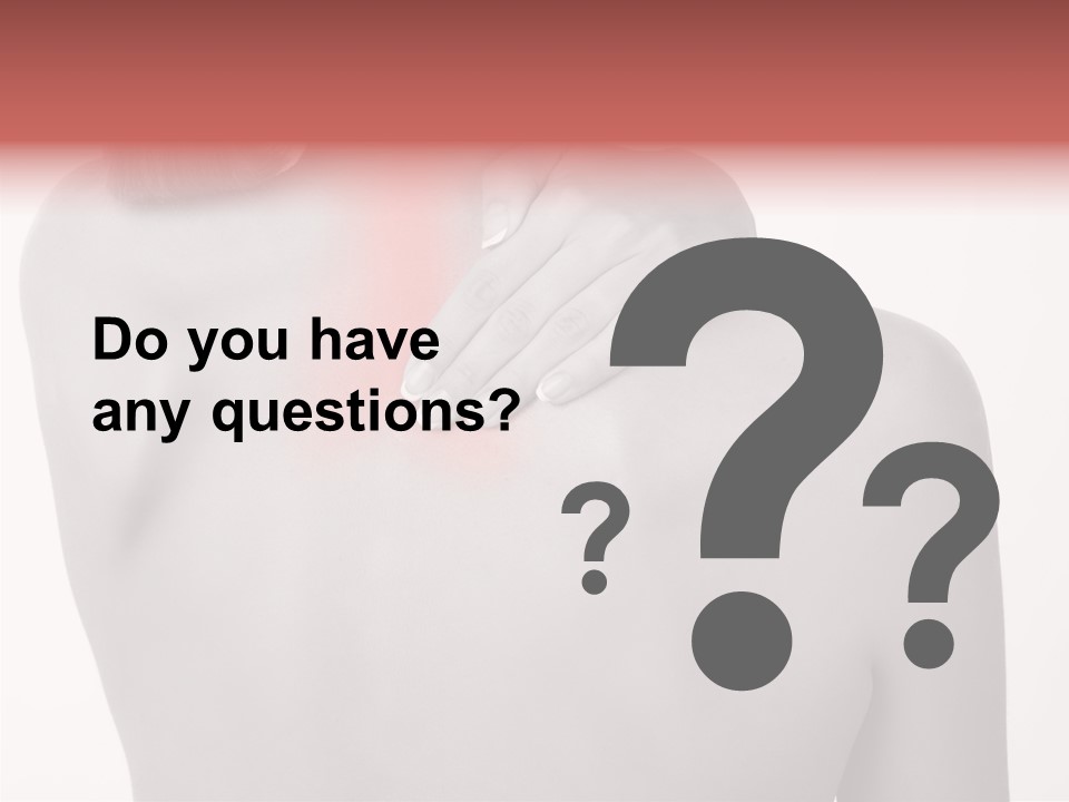 Shoulder Muscle Brown PowerPoint Template