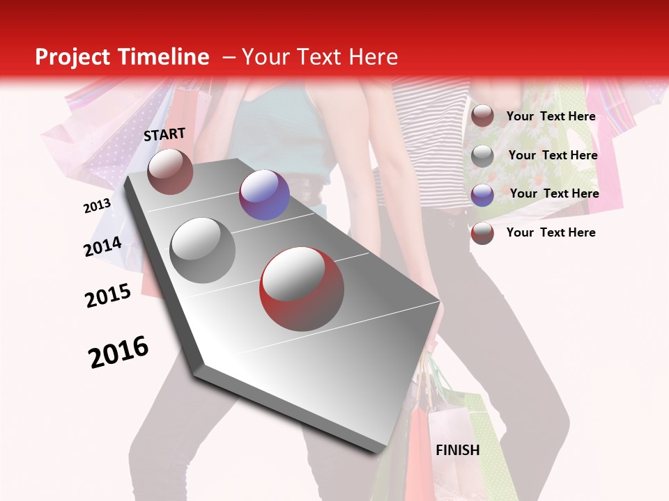 Sale Beauty Girl PowerPoint Template