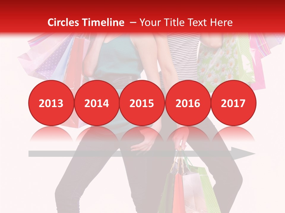 Sale Beauty Girl PowerPoint Template