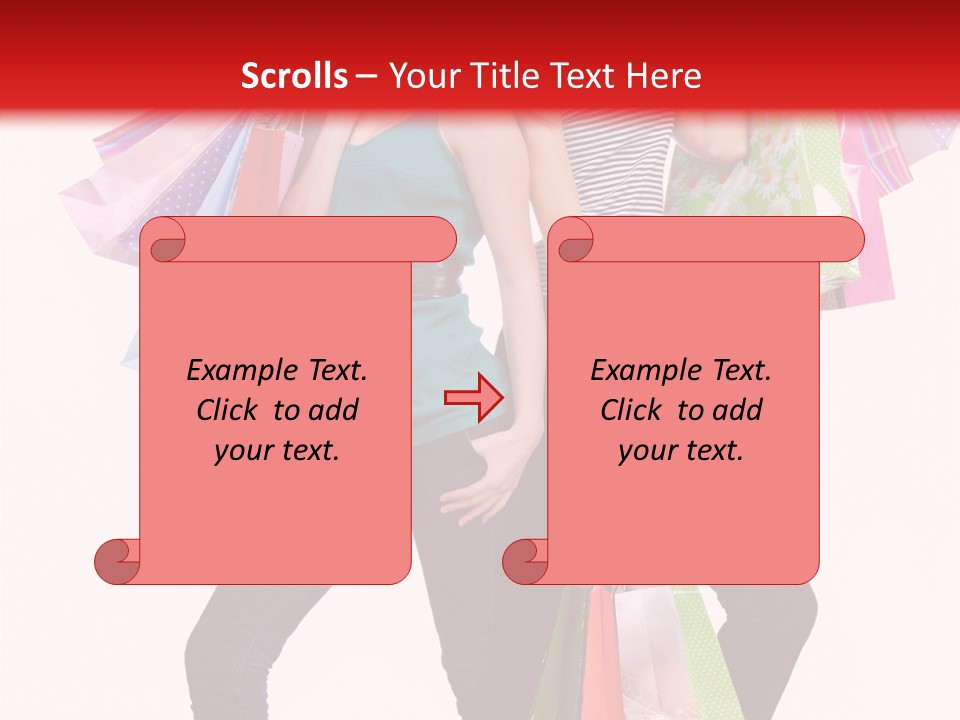Sale Beauty Girl PowerPoint Template