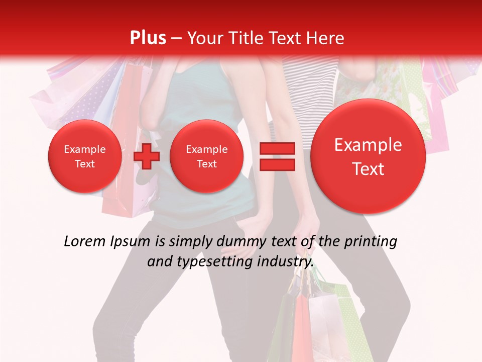 Sale Beauty Girl PowerPoint Template