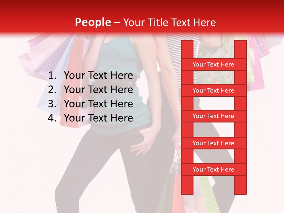 Sale Beauty Girl PowerPoint Template