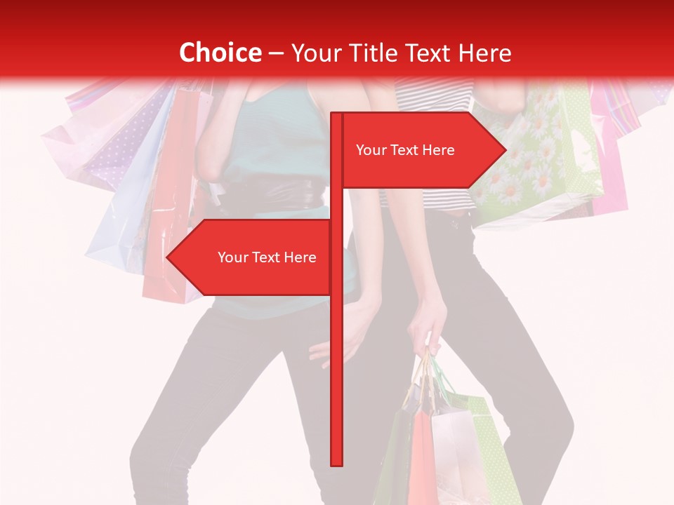 Sale Beauty Girl PowerPoint Template