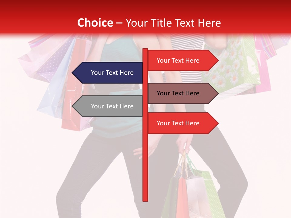 Sale Beauty Girl PowerPoint Template