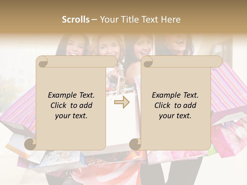 Girl Women Person PowerPoint Template