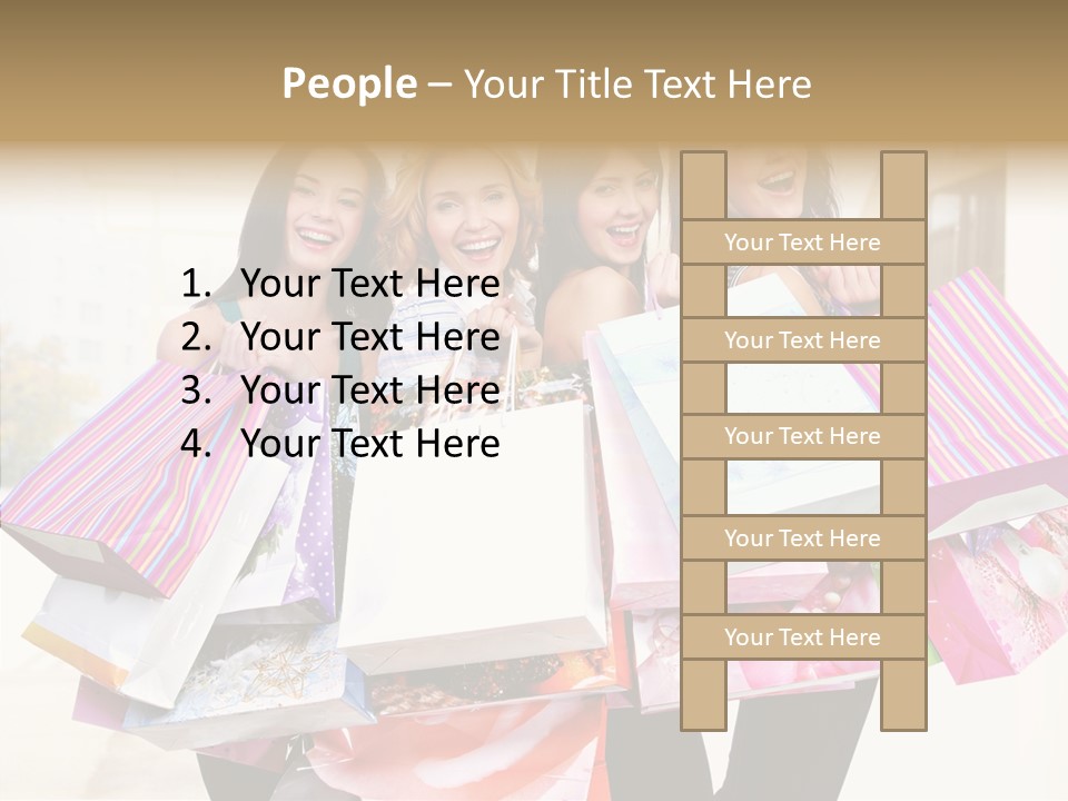 Girl Women Person PowerPoint Template