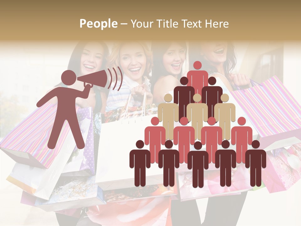 Girl Women Person PowerPoint Template