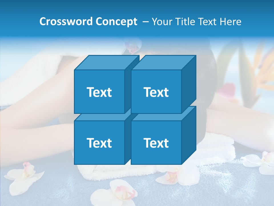 Relaxation Body Glass PowerPoint Template