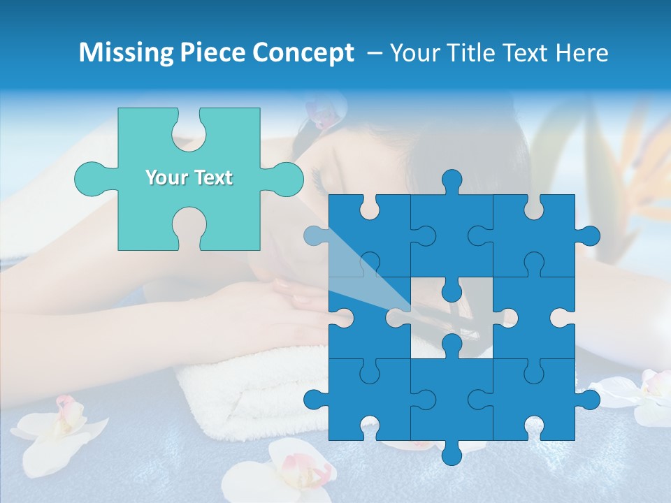 Relaxation Body Glass PowerPoint Template