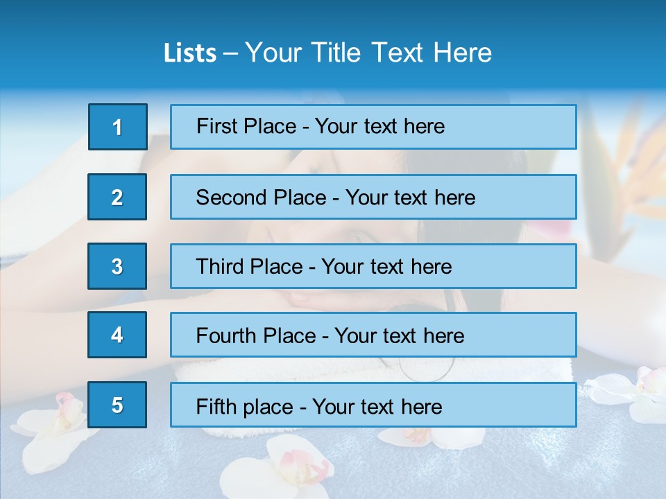 Relaxation Body Glass PowerPoint Template