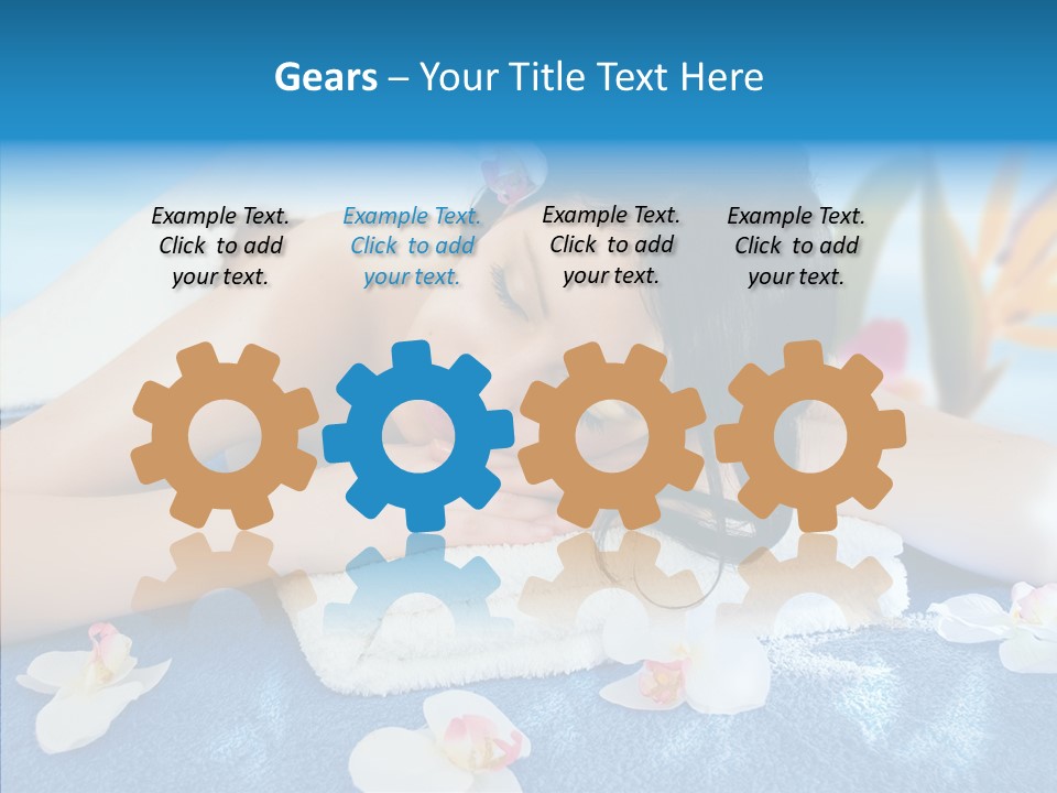 Relaxation Body Glass PowerPoint Template