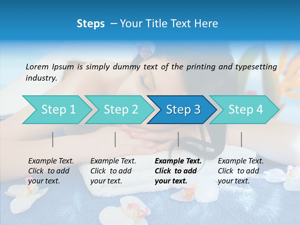 Relaxation Body Glass PowerPoint Template
