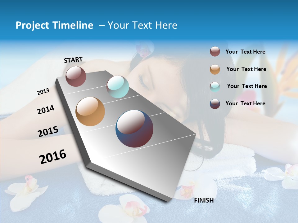 Relaxation Body Glass PowerPoint Template