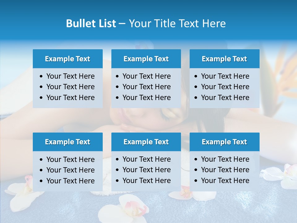 Relaxation Body Glass PowerPoint Template