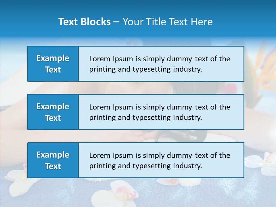 Relaxation Body Glass PowerPoint Template
